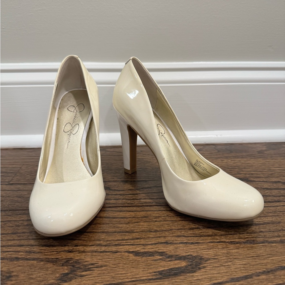 White Heels Size 7